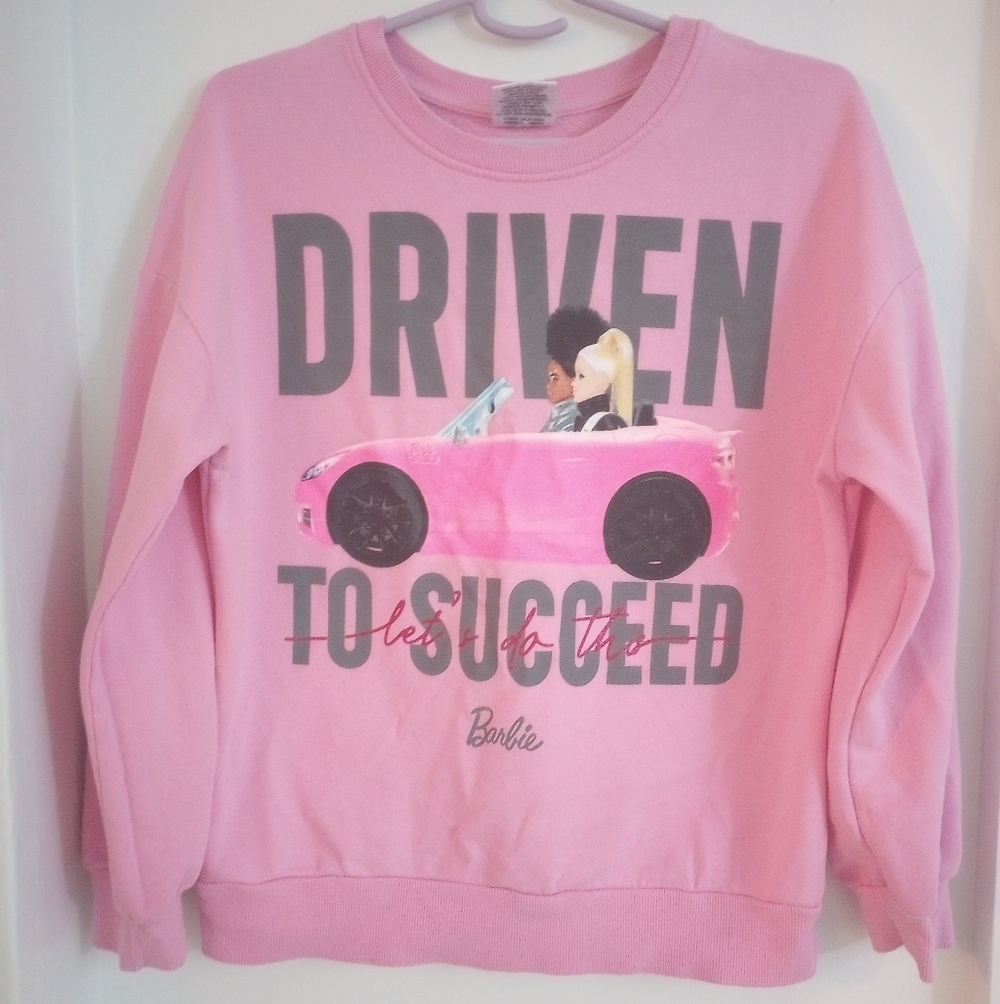 🌻Host Pick🌻Pink Barbie Graphic Sweatshirt Size XXL Girl Youth